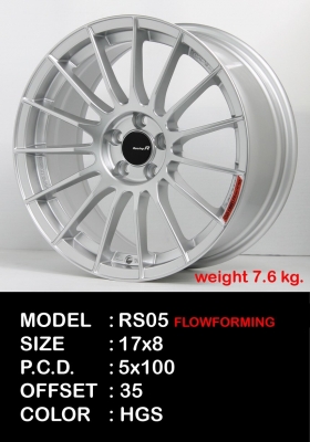 ENKEI-RS05RR FLOW FORMING ขอบ17 นิ้ว ราคาวงละ 4,500 บาท ENKEI-RS05RR FLOW FORMING ขอบ17 นิ้ว ราคาวงละ 4,500 บาท