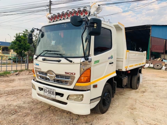 Hino mega เครื่อง 150 แรง ปี 49 หกล้อกระบะดัมพ์สามมิตร สวยเดิม พร้อมใช้งาน