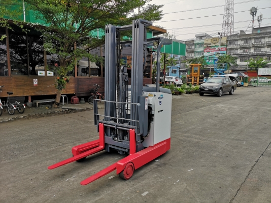 รถยกไฟฟ้านิชิยู น้ำหนักยก 1.5 ตัน เสาสูง 5.50 เมตร รถนอกนำเข้า