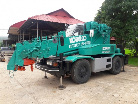 ขายรถเครนขนาด 5ตัน ยี่ห้อ KOBELCO รุ่น RK70 เครื่องยนต์อีสุสุ 4BD1Terbo 4ล้อ ขับเคลื่อน2เพลา ยกสูงได้21m มีแอร์ รถเก่านอก มีเอกสาร รถมีเล่มทะเบียนพร้อมโอน สามารถจัดไฟแนนซ์ได้