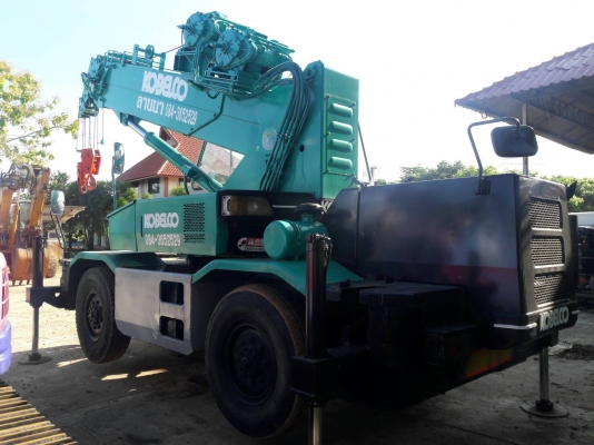ขายรถเครนขนาด 5ตัน ยี่ห้อ KOBELCO รุ่น RK70 เครื่องยนต์อีสุสุ 4BD1Terbo 4ล้อ ขับเคลื่อน2เพลา ยกสูงได้21m มีแอร์ รถเก่านอก มีเอกสาร รถมีเล่มทะเบียนพร้อมโอน สามารถจัดไฟแนนซ์ได้
