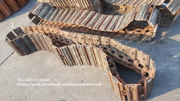 FROM JAPAN TRACK SHOE แทรคเหล็กก๊อปยาง สำหรับรถขุด ไซค์20,25,30,35/ (43ข้อ)/สินค้าเก่านอก ราคา*คู่ละ 39,000 บาท*