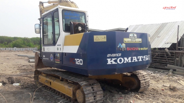 ขายรถขุด KOMATSU PC120-5 เก่านอกผ่านการใช้งานในไทยไม่นาน รวม 5 พันชั่วโมง สภาพเทพบุตร