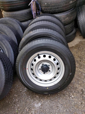 ล้อกะทะลีโว้ขอบ15ยางโยโก205/70/15ปี18ถอดป้ายแดง