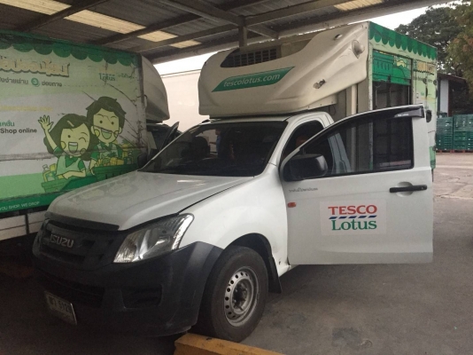 ขายรถกระบะมีเครื่องทำความเย็น ISUZU เครื่อง 2500 ปี 2556 มี 18 คันราคาคันละ 265000