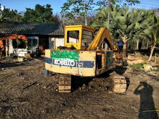 ขายรถแบคโฮ KOBELCO SK60-// หัวคีปพร้อมบุ้งกี๋ ปั๊มนิ้วตัวเดินใหญ่เท่าของ120 ราคา 180000