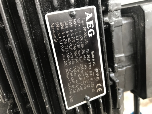 ขายปั๊มน้ำแบบตั้งแรงดันสูง Ebara 1.5HP. 380V made in Italy สภาพสวย หมุนนิ่ม พร้อมใช้งาน