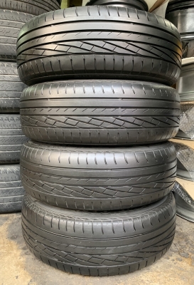 ล้อแม็ก 5รู100 Toyota Prius ขอบ 15 สีดำ พร้อมยาง 195-65-15 GoodYear ปี 12