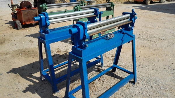 ** เหลือ 1 ตัว ** #เครื่องม้วนมือหมุนประกอบใหม่ 100\% เพลาตัน 80 cm ม้วนเหล็กบาง/ซิงค์/สังกะสี/ท่อดักซ์ ใหม่ 100\%