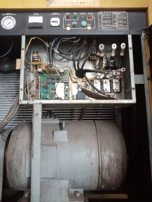 ปั้มลมมือสอง HITACHI OSP75UA (100HP )