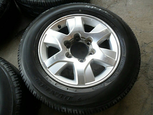แม็กกระบะ ขอบ16 แท้ 6รู139 ใส่ยางกระบะ 215-65-16 ใช้ปี15 ดอกหนาok