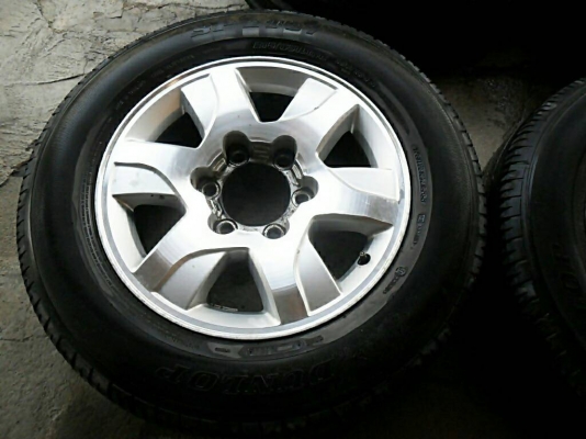 แม็กกระบะ ขอบ16 แท้ 6รู139 ใส่ยางกระบะ 215-65-16 ใช้ปี15 ดอกหนาok