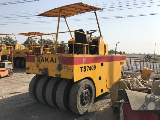ขายด่วนรถบดล้อยาง9ล้อSAKAI TS7409 รถใช้งาน ขายตามสภาพ ราคาเบาๆ เอกสารเล่มทะเบียน ขายด่วนรถบดล้อยาง9ล้อSAKAI TS7409 รถใช้งาน ขายตามสภาพ ราคาเบาๆ เอกสารเล่มทะเบียน