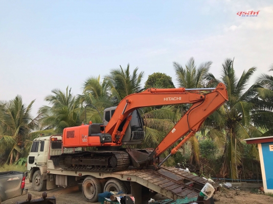 ขายรถขุด HITACHI ZX120-1 ปี 2013 ใช้งาน 8 พันชั่วโมง สภาพเทพบุตร