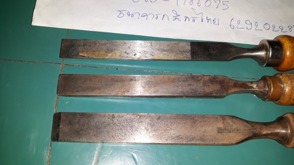 ขายสิ่วชุด3ด้ามงานเก่าเยอรมัน อังกฤษ