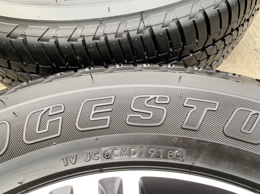 ล้อแม็กป้ายแดง ISUZU X-Series ขอบ 18 พร้อมยางป้ายแดง 255-60-18 Bridgestone ปี 18