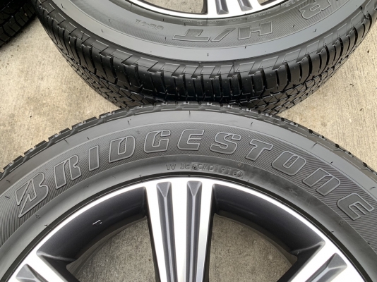 ล้อแม็กป้ายแดง ISUZU X-Series ขอบ 18 พร้อมยางป้ายแดง 255-60-18 Bridgestone ปี 18