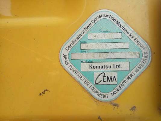 มี VDO ให้ชม.KOMATSU PC200-8 เอกสารอินวอย ราคา 1150000