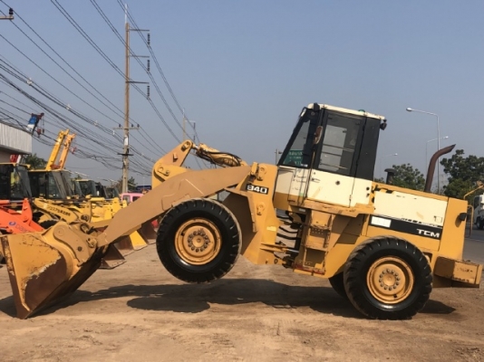 ขายรถตักล้อยาง TCM 840-2 แขนยาวพิเศษ นำเข้าเองจากญี่ปุ่น สภาพสวยพร้อมใช้ มีVDOการทำงานครับ
