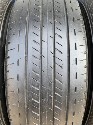 ล้อแม็ก Toyota Vigo Champ สีเทาดำ ขอบ 16 พร้อมยาง 215-65-16 Bridgestone ปี 14