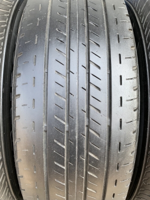 ล้อแม็ก Toyota Vigo Champ สีเทาดำ ขอบ 16 พร้อมยาง 215-65-16 Bridgestone ปี 14