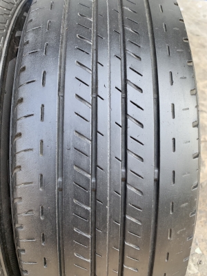 ล้อแม็ก Toyota Vigo Champ สีเทาดำ ขอบ 16 พร้อมยาง 215-65-16 Bridgestone ปี 14