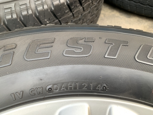 ล้อแม็ก ISUZU MU-X ขอบ 17 พร้อมยาง 255-65-17 Bridgestone ปี 14 แม็กสภาพสวย