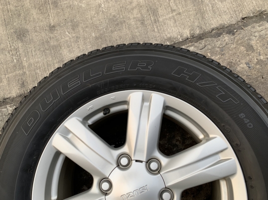 ล้อแม็ก ISUZU MU-X ขอบ 17 พร้อมยาง 255-65-17 Bridgestone ปี 14 แม็กสภาพสวย