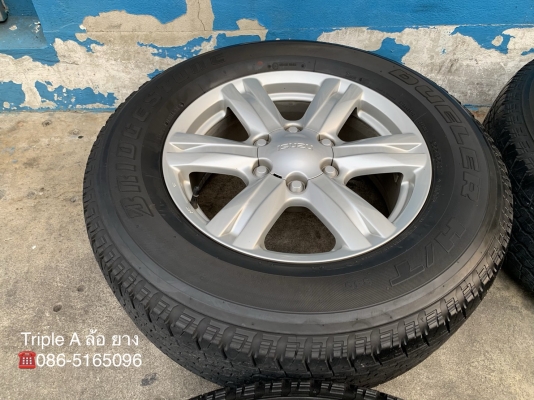 ล้อแม็ก ISUZU MU-X ขอบ 17 พร้อมยาง 255-65-17 Bridgestone ปี 14 แม็กสภาพสวย