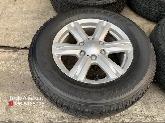 ล้อแม็ก ISUZU MU-X ขอบ 17 พร้อมยาง 255-65-17 Bridgestone ปี 14 แม็กสภาพสวย
