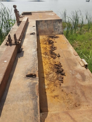 โป๊ะใส่รถแบคโฮขนาด 200 ราคา 550000