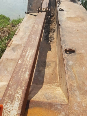 โป๊ะใส่รถแบคโฮขนาด 200 ราคา 550000