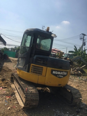 ขายรถแบคโฮ KOMATSU PC78US-6 ให้หัวกระแทกพร้อมบุ้งกี๋ เอกสารอินวอย ราคา 680000