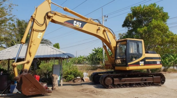 ขายด่วนรถแบคโฮCAT320-Bรถนอกเพิ่งนำเข้าจากญี่ปุ่นเดิมๆออโต้คันเร่งเต่าต่ายช้วโม่งทำงานแค่1800ชั่วโม่งยังไม่เคยใช้งานในเมืองไทยเลย