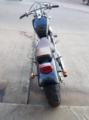 ขาย HONDA STEED400 เดิมๆ โครเมี่ยมเงา แฮนด์แต่ง ท่อแต่ง พักเท้าแต่ง อินวอยส์ สรรพสามิตร ราคา 53500 บ