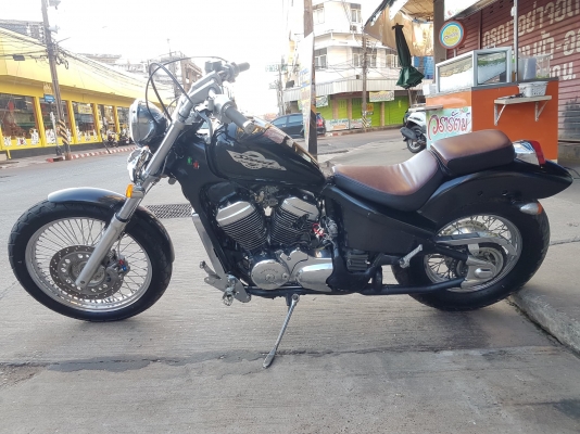 ขาย HONDA STEED400 เดิมๆ โครเมี่ยมเงา แฮนด์แต่ง ท่อแต่ง พักเท้าแต่ง อินวอยส์ สรรพสามิตร ราคา 53500 บ