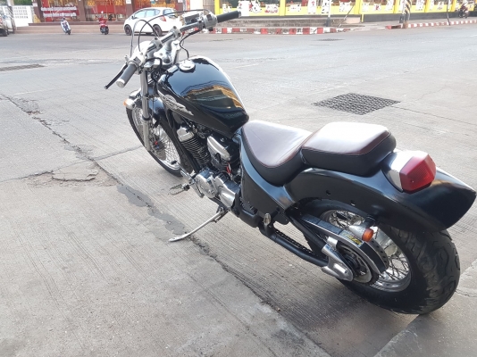 ขาย HONDA STEED400 เดิมๆ โครเมี่ยมเงา แฮนด์แต่ง ท่อแต่ง พักเท้าแต่ง อินวอยส์ สรรพสามิตร ราคา 53500 บ