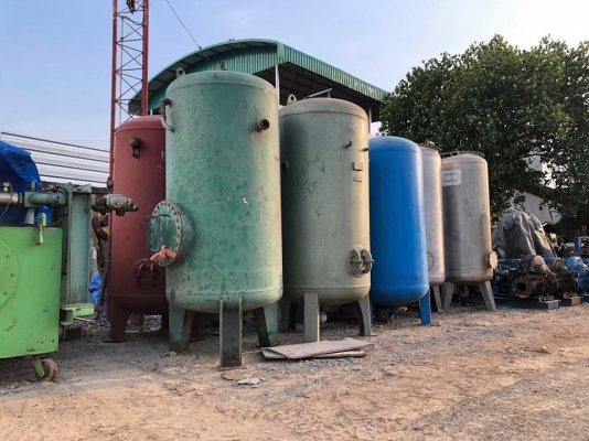 ถังพักลมและน้ำขนาด 1000 ลิตร สภาพสวยงานหนา พร้อมใช้เข้ามา 6 ใบ ถังพักลมและน้ำขนาด 1000 ลิตร สภาพสวยงานหนา พร้อมใช้เข้ามา 6 ใบ