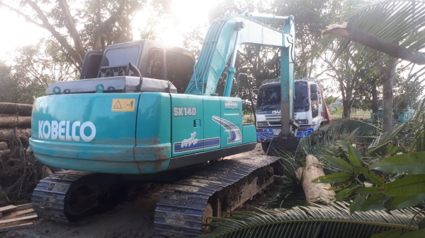 Kobelco sk120 mark 3 ไฟฟ้าตัด เอกสารซื้อขาย เอวแน่น แอร์เย็น ช่วงล่างดี พร้อมใช้งาน