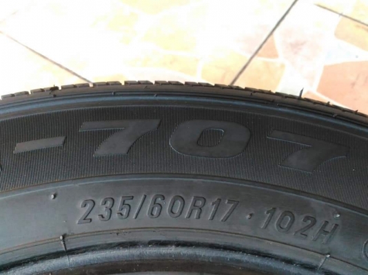 ยาง\% คัดสภาพ Maxxis MA-707 235 60 17 ผลิตปี 2016 ยางสวย ดอกหนา ไม่ร้าว ขายถูกๆ 4 เส้น 3,800 บาท NET