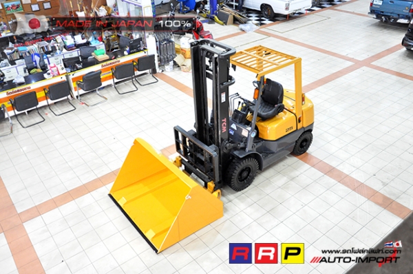 ขายรถโฟล์คลิฟท์มือสอง TCM รุ่น FD25Z5-32F68577 นำเข้าจากประเทศญี่ปุ่น 100\% ไม่เคยใช้งานในไทย