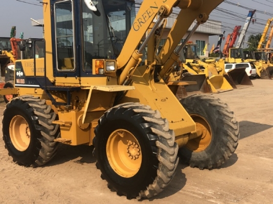 ขายรถตักล้อยาง KOMATSU WA100-1 นำเข้าเองจากญี่ปุ่น สภาพสวยพร้อมใช้