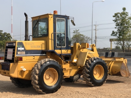 ขายรถตักล้อยาง KOMATSU WA100-1 นำเข้าเองจากญี่ปุ่น สภาพสวยพร้อมใช้