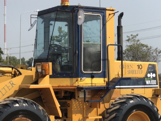 ขายรถตักล้อยาง KOMATSU WA100-1 นำเข้าเองจากญี่ปุ่น สภาพสวยพร้อมใช้
