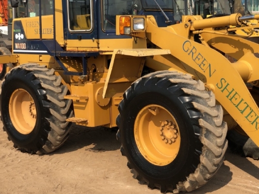 ขายรถตักล้อยาง KOMATSU WA100-1 นำเข้าเองจากญี่ปุ่น สภาพสวยพร้อมใช้
