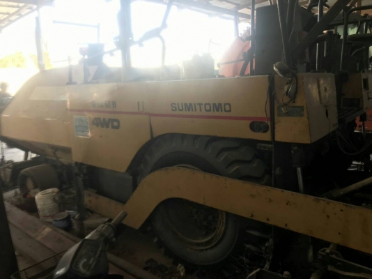 ขายรถปูยาง SUMITOMO HA60A 4WD แบบล้อยาง ปูกว้าง 4.5 เมตร ราคา 850000 ขายรถปูยาง SUMITOMO HA60A 4WD แบบล้อยาง ปูกว้าง 4.5 เมตร ราคา 850000