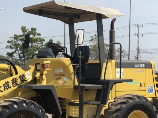 ขายรถตักล้อยาง KOMATSU WA100-3 (1,XXX ชั่วโมง) นำเข้าเองจากญี่ปุ่น สภาพสวยพร้อมใช้ มีVDOการทำงานครับ ขายรถตักล้อยาง KOMATSU WA100-3 (1,XXX ชั่วโมง) นำเข้าเองจากญี่ปุ่น สภาพสวยพร้อมใช้ มีVDOการทำงานครับ