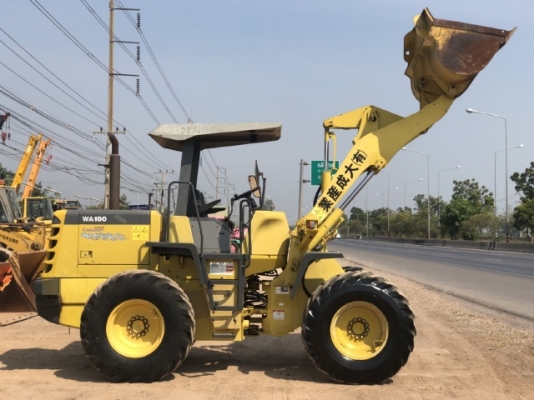 ขายรถตักล้อยาง KOMATSU WA100-3 (1,XXX ชั่วโมง) นำเข้าเองจากญี่ปุ่น สภาพสวยพร้อมใช้ มีVDOการทำงานครับ ขายรถตักล้อยาง KOMATSU WA100-3 (1,XXX ชั่วโมง) นำเข้าเองจากญี่ปุ่น สภาพสวยพร้อมใช้ มีVDOการทำงานครับ