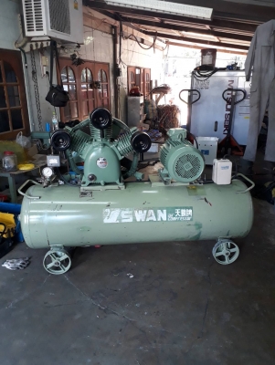 ปั๊มลมลูกสูบ 10แรง ถัง300ลิตร เครื่องแน่นทำลมดี0833554933