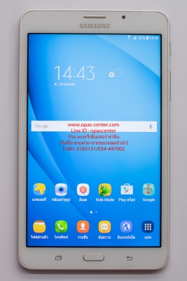 samsung tab A (SM-T285) สีขาว จอ 7 นิ้ว ของแท้ สภาพใหม่ มีที่ชาร์ท ส่งฟรี